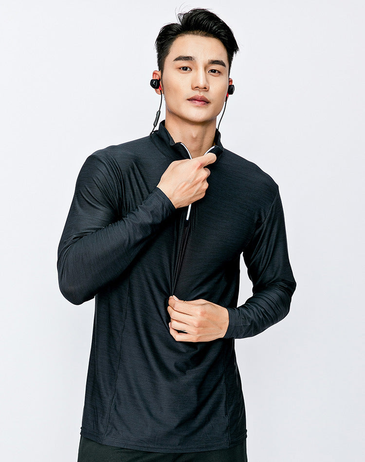 Sports fitness long sleeve men&