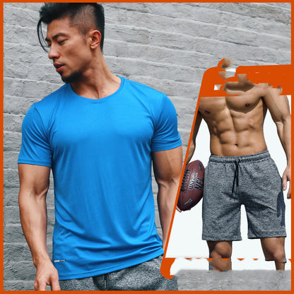 Sports And Leisure Short-sleeved Running Half-sleeved T-shirt Loose And Thin Fitness Clothes