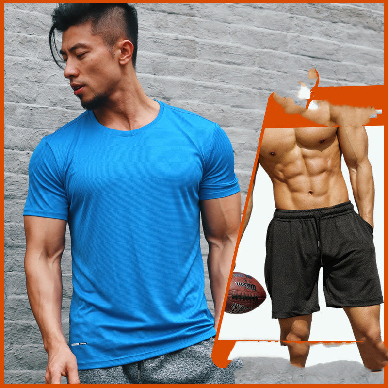 Sports And Leisure Short-sleeved Running Half-sleeved T-shirt Loose And Thin Fitness Clothes