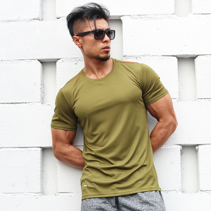 Sports And Leisure Short-sleeved Running Half-sleeved T-shirt Loose And Thin Fitness Clothes