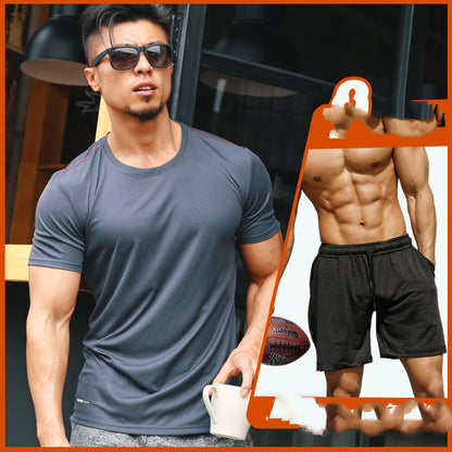 Sports And Leisure Short-sleeved Running Half-sleeved T-shirt Loose And Thin Fitness Clothes