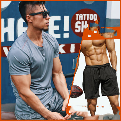 Sports And Leisure Short-sleeved Running Half-sleeved T-shirt Loose And Thin Fitness Clothes