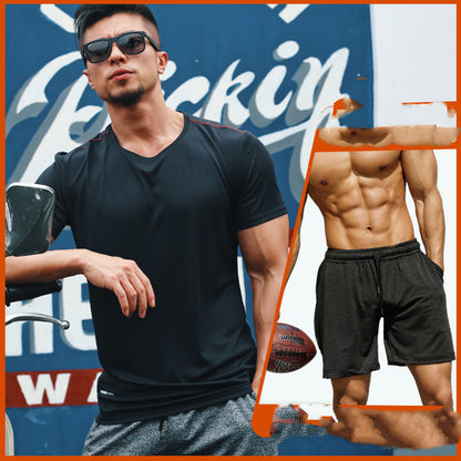 Sports And Leisure Short-sleeved Running Half-sleeved T-shirt Loose And Thin Fitness Clothes