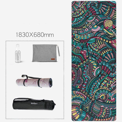 Rubber yoga mat