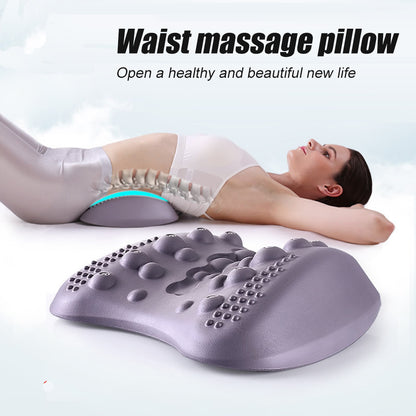 Lumbar Support Pillow For Lower Back Pain Relief Lower Back Stretcher Massager For Chronic Lumbar Pain Relief &amp; Herniated Disc